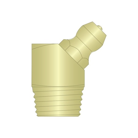 Heritage Industrial Thread Form Grease Fitt, 10mmx1mm, 45D Zn H2210